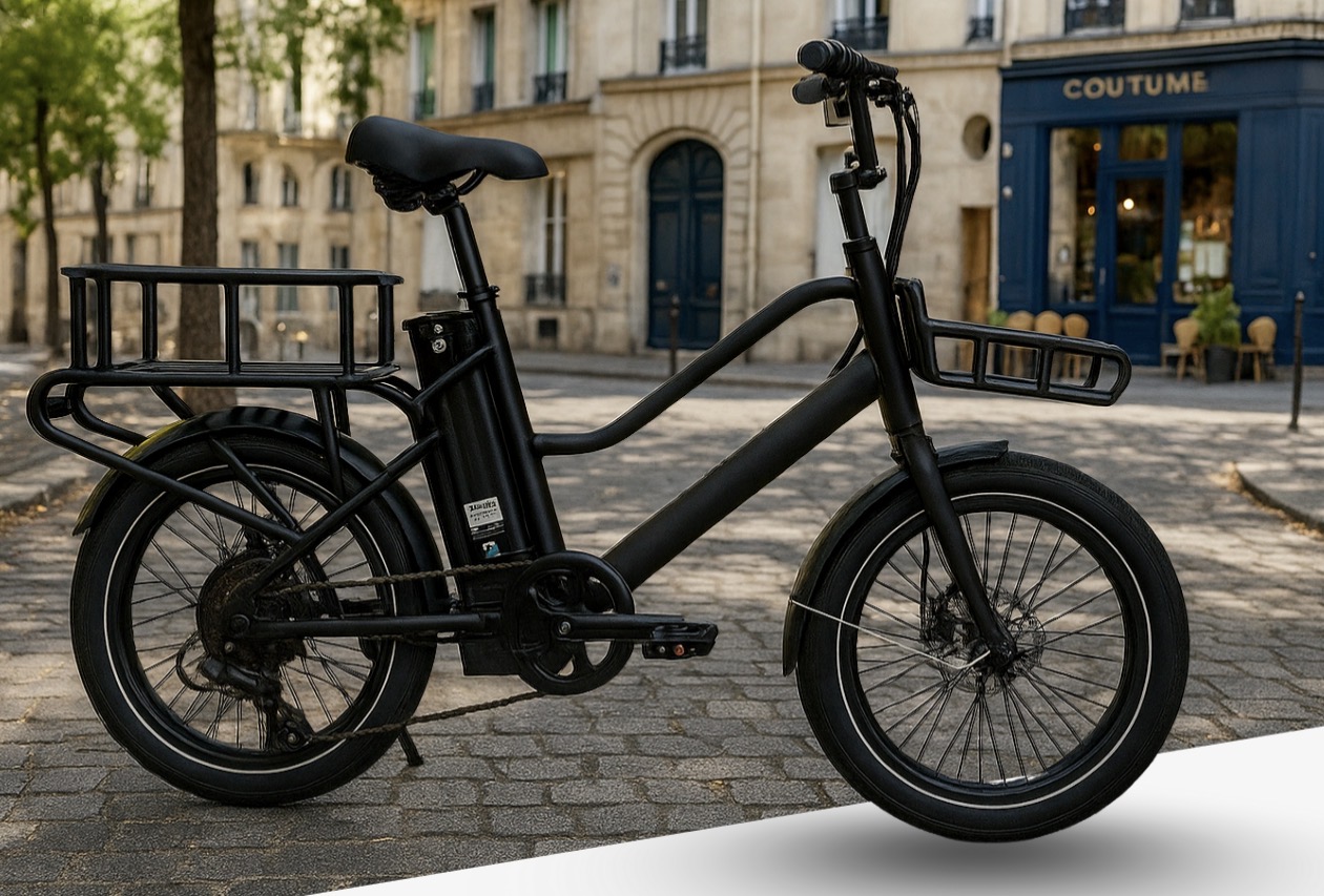 Vélo cargo électrique CARGO PRO ELECTROPRO en situation urbaine à Paris